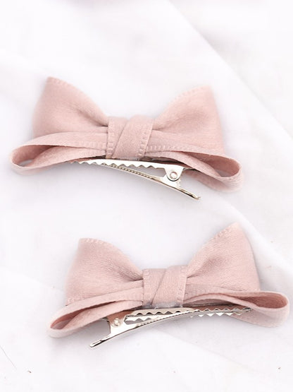 11 Satin Lolita Options Color Bowknot Hairclip