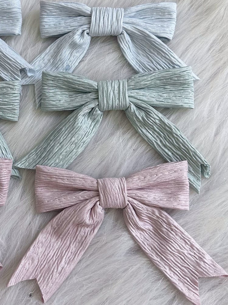 Lolita Options Hairclip 3 Bowknot Color Sweet