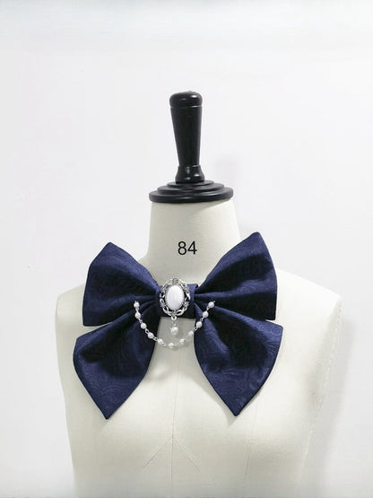 Blaue königliche Brosche Bowknot Bunny Bowtie Theater