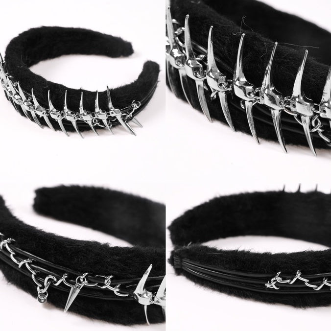 ブラック ダーク パンク メタル フィッシュボーン KC