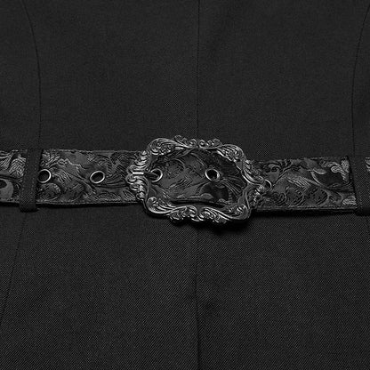 Luxury Gentleman's Goth Tuxedo Black