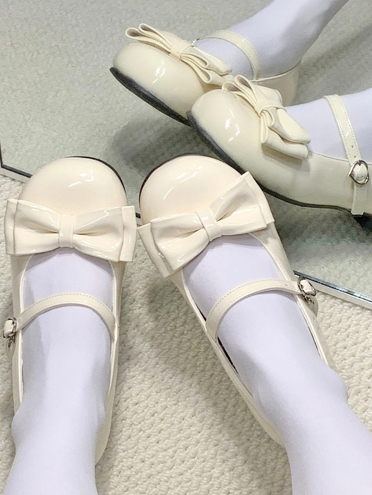 Lolita Mid-heel Mary Janes Tea Sweet – Party Shoes Yellow