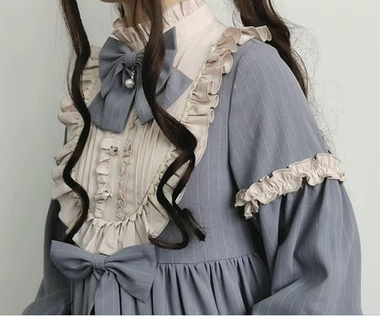 Elegant Dusty Pink Maid Dress