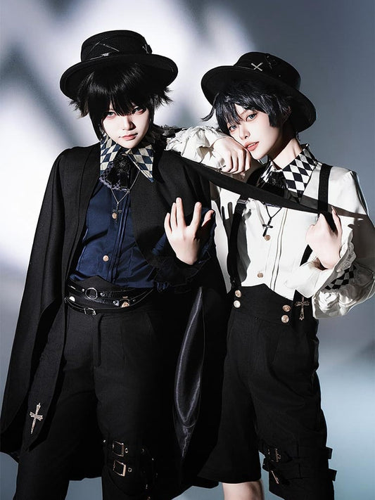 Hat Top Black Ouji Fashion Woolen