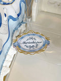 Embroidery Blue Brooch