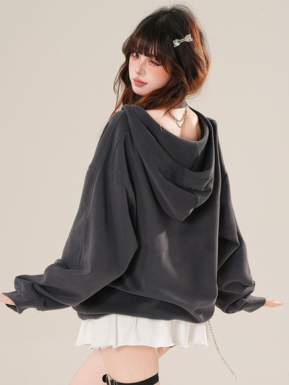 Beige/Grau Blokette Bittersweet Neck mit Hoodie Core Neckholder Top Glamorous