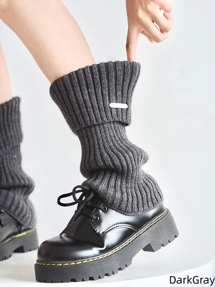 Metal Colors with 6 Warmers Knitted Logo Leg