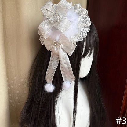 Lolita Four-Color Red Hime Mini Set Hat -