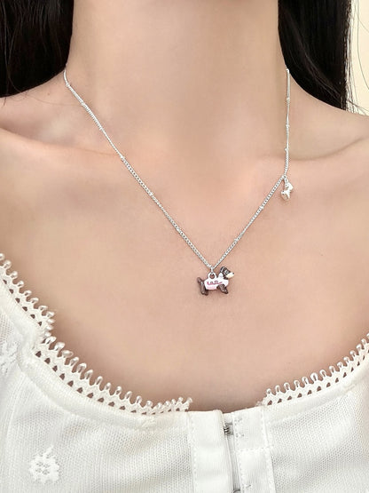 Options Puppy Bittersweet 3 Y2K Verzierte Halskette/Armband