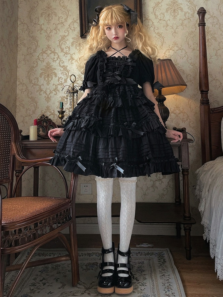 Straps Toe with Polished cm Ankle Sole Round Platform Black Buckle Vintage 3 Wedge Boots 3–5