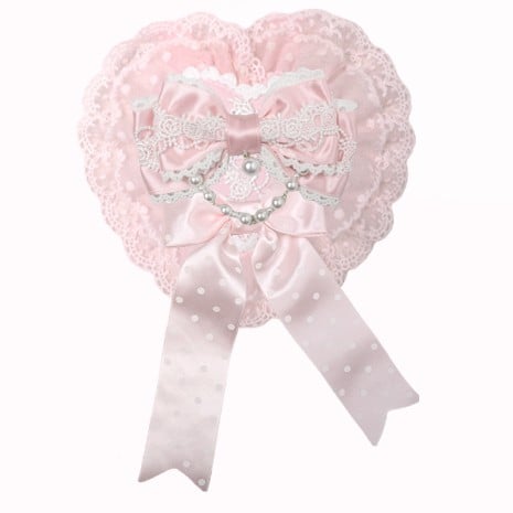 6 Heart-Shaped Floral Options Lace Hairclip