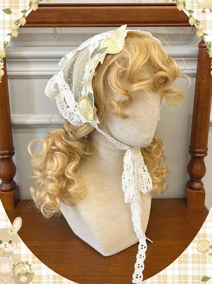 Stickerei Schal Applikation Zitronendreieck