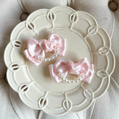 Sweet Lolita Bow Gloves - Decorative Wrist Cuffs in 9 Colors, Kawaii J-Fashion Accessory