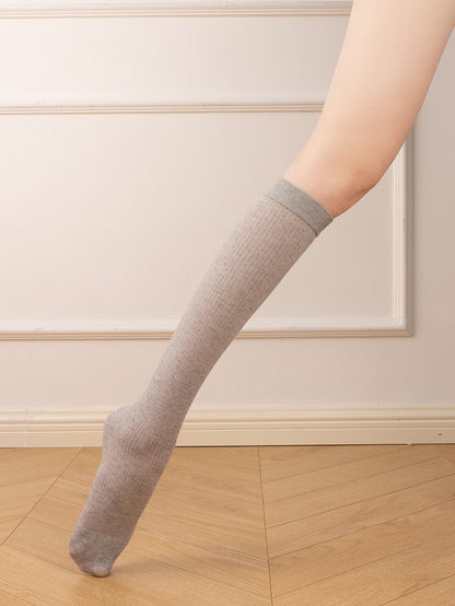 Socks Minimalist Striped Colors Calf Vertical Pattern 4