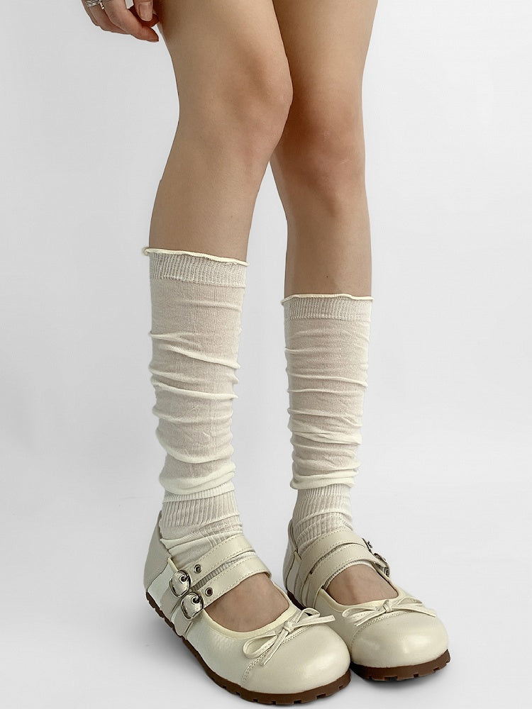 Ribbed Trim Blue/Light Leg Gray/Dark Gray/White Sleeves Knitted