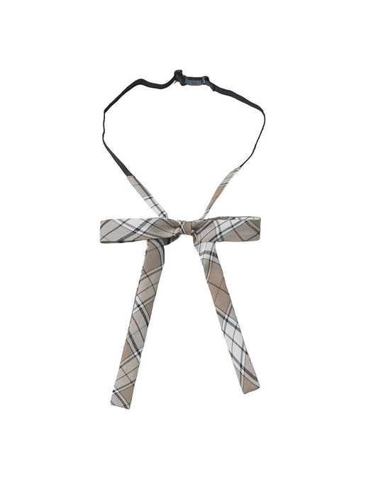 Yellow / Red / Black & White Plaid Bow Tie - PINK SAVIOR