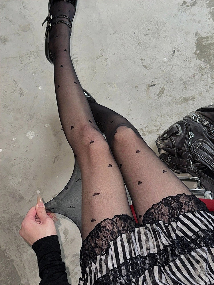 Sheer Heart (Sweet Style) Pantyhose Pattern Edgy
