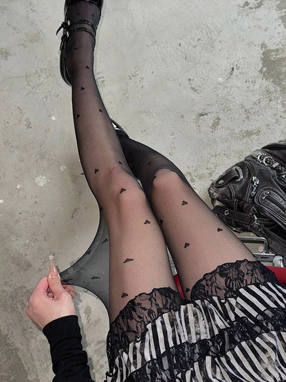 Sheer Heart (Sweet Style) Pantyhose Pattern Edgy