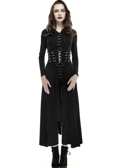 Steampunk Buckle Loops Black Girdle