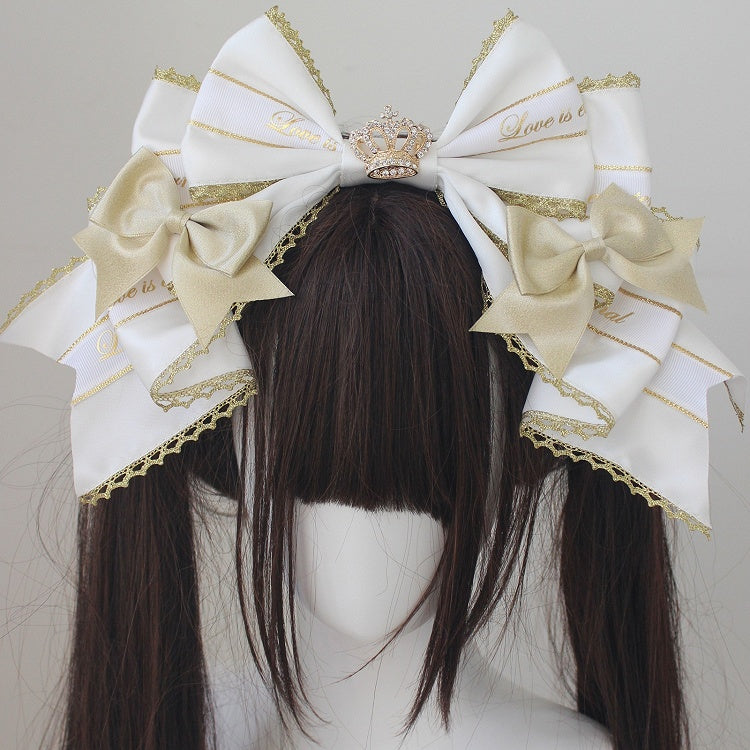 Crown Decorated Bowknot KC
