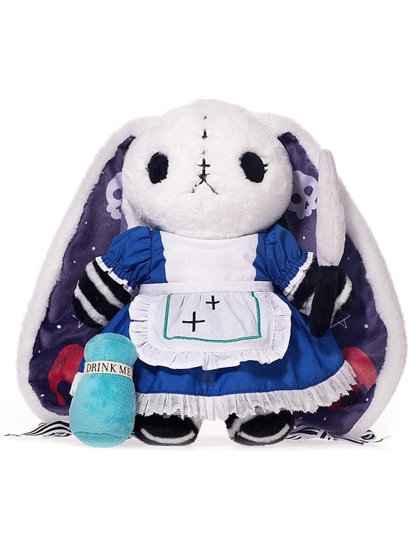 Guro Blue White Set: Plush Rabbit Kawaii
