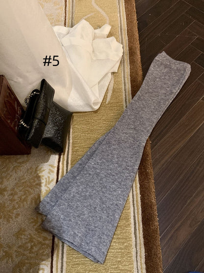 Y2Kニットオーバーニーレッグウォーマー