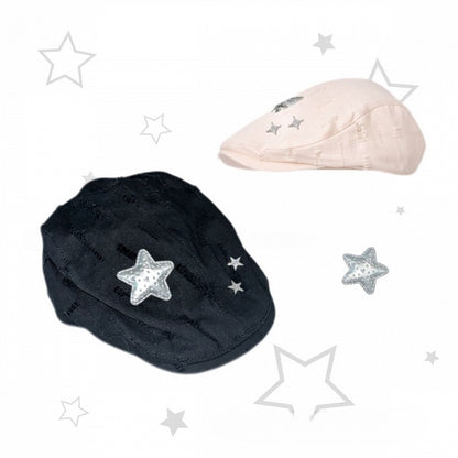 Y2K Beret Hat with Star Decoration - IVONA boutique