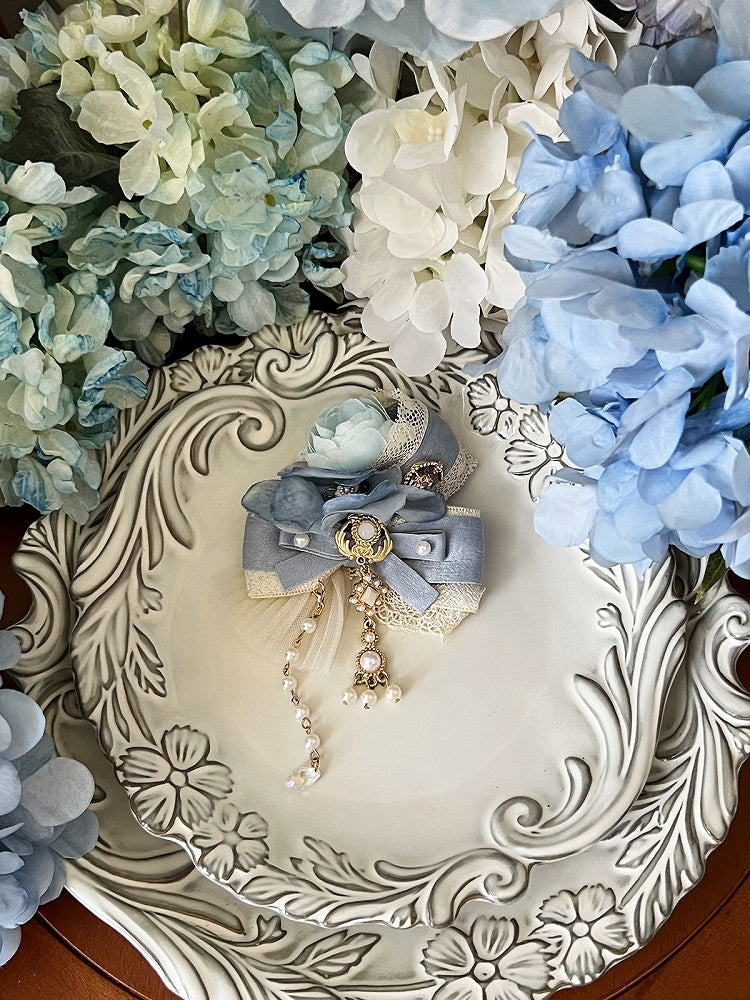 Pink / Red Floral Blue Purple Hairclips