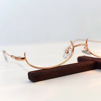 Eyeglasses Gold Frame Steampunk