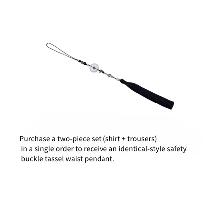 Shirt Detachable Draping Style Embroidered Cheongsam - Bamboo Cape Red