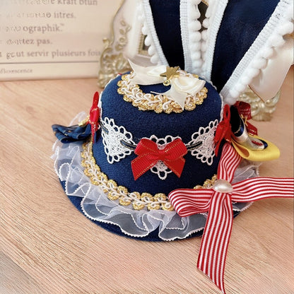 Details And Mini 3 Star Circus Bowknot Ears Bunny Decorated Hat Options Color Pompon