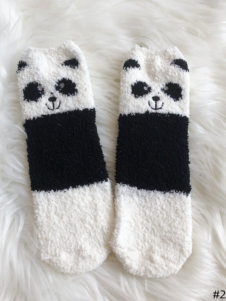 5 Options Cute Animal-Themed Warm Socks