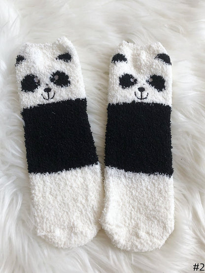 5 Options Cute Animal-Themed Warm Socks