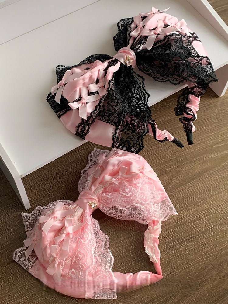 Color Lace Available Oversized Bowknot Inspired Dreamy Options KC - Doll 2 Princess