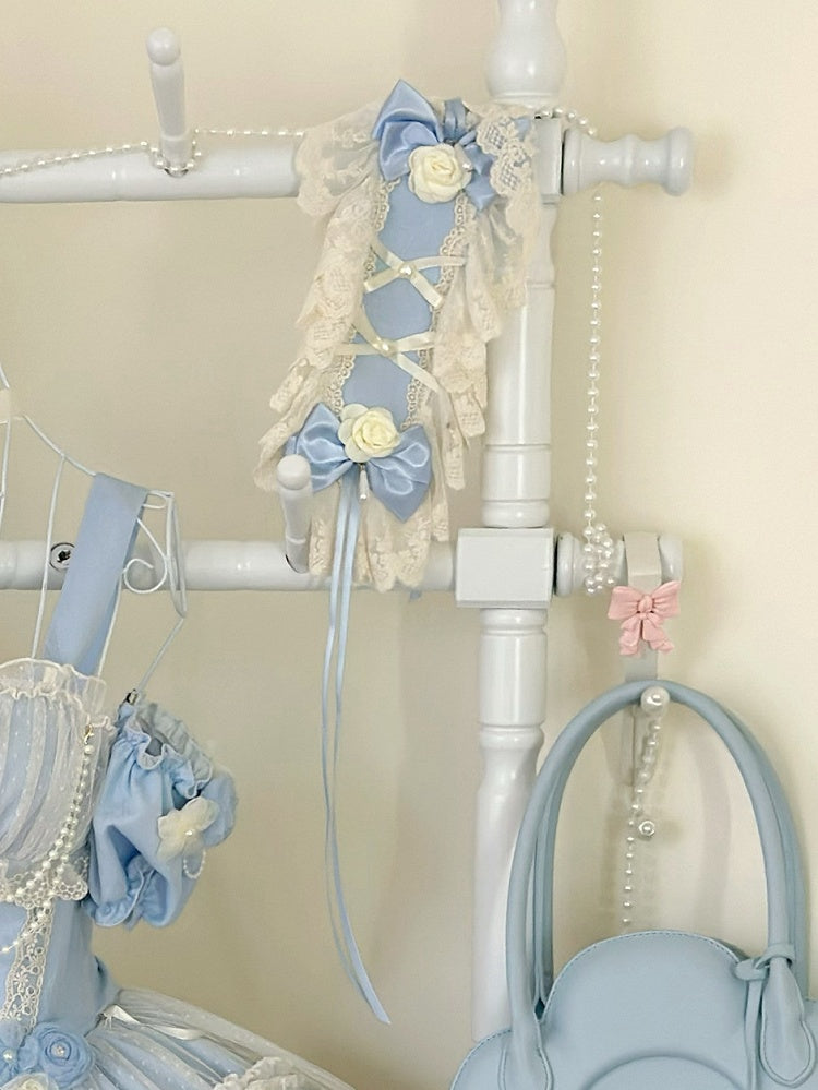 Red White Blue Pink / Beige Hairband