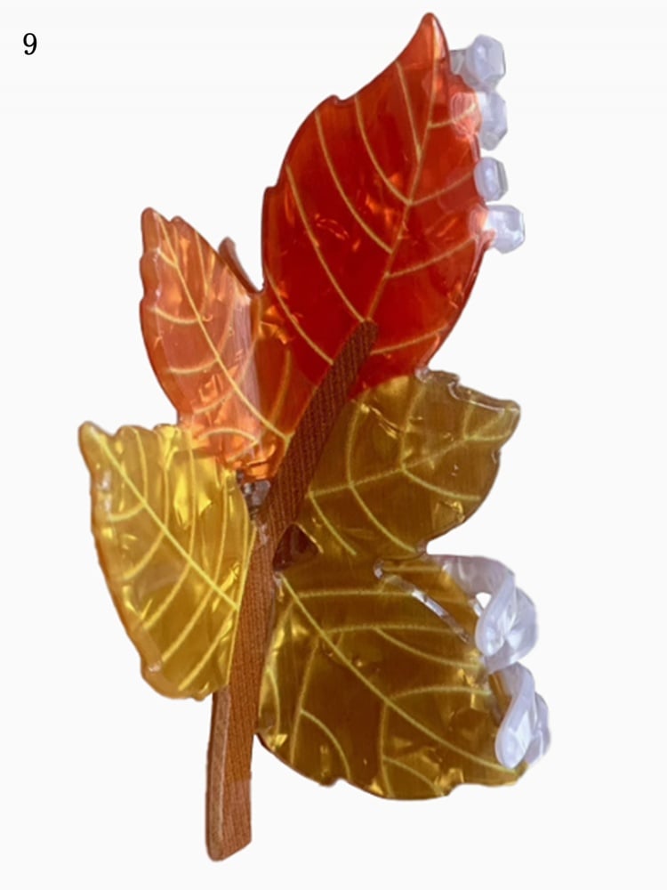 Y2K Blätter Design Krallenklammer