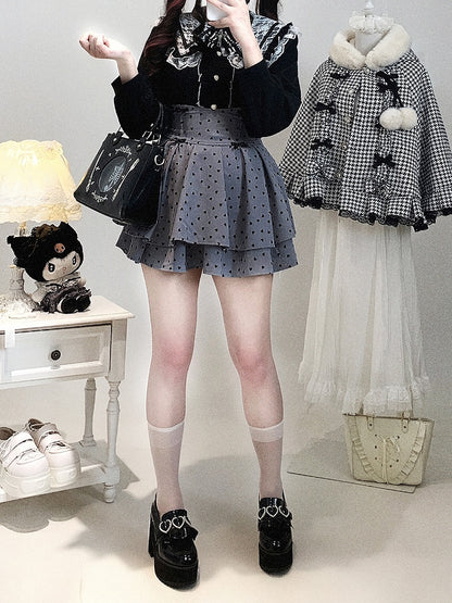 with Blouse Style Romance Lace Kei Jirai Dark | Pointed Chiffon