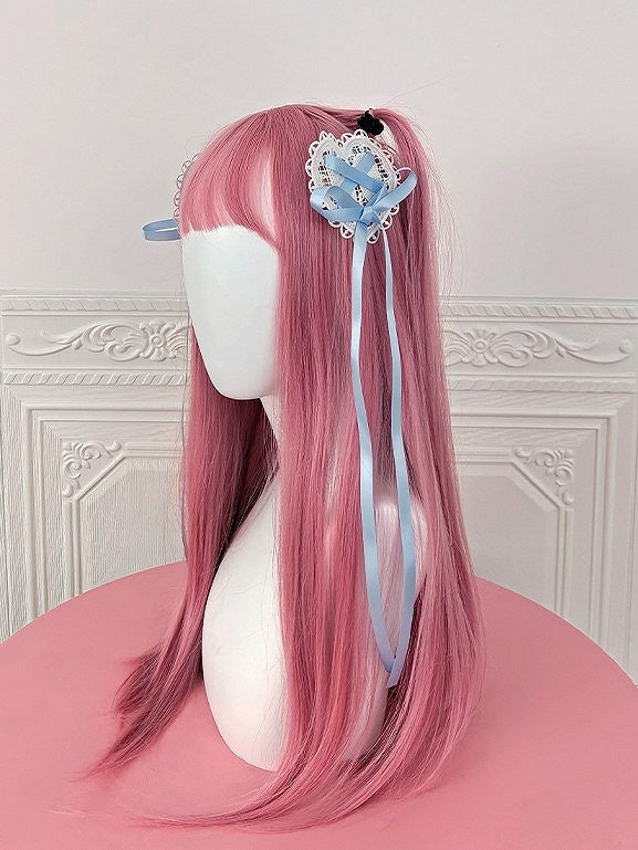 – Lolita Options Heart-shaped with Hairclips Accents Color 4 Ribbon