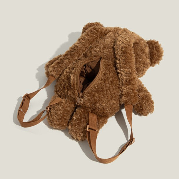 Backpack Kawaii Plush Bear Brown