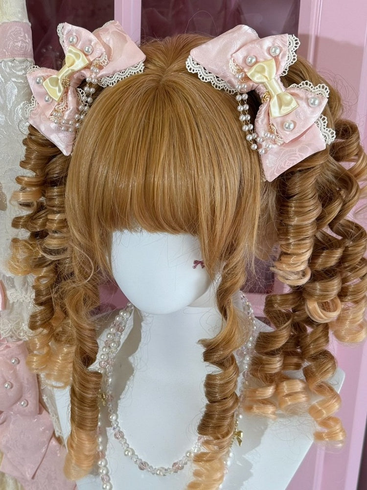 Options And Bowknot Beaded Floral Charm Color Hairclip 4