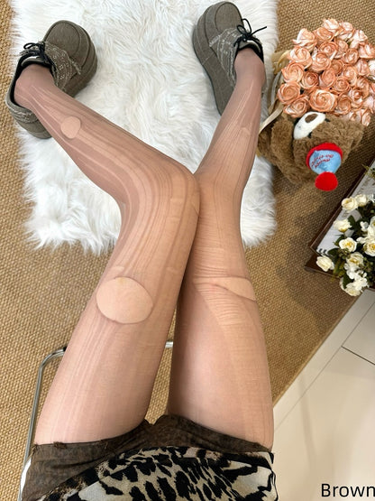 Cut-out Tights Colors 5 Design Tearable