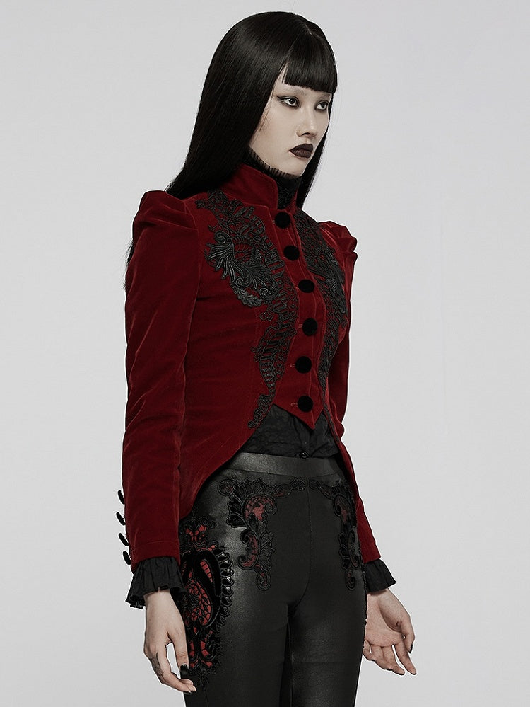 Jacket Goth Red