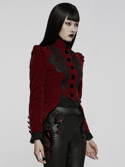 Jacket Goth Red