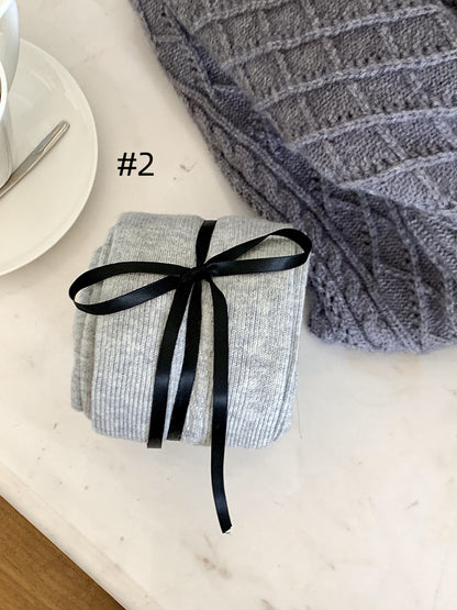 リブサイドウィンタータイツ