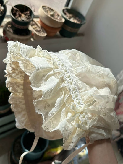 Options 4 Trim Color Lace Bonnet Bow