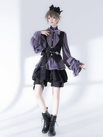 Crown Headpiece Black Ouji Prince