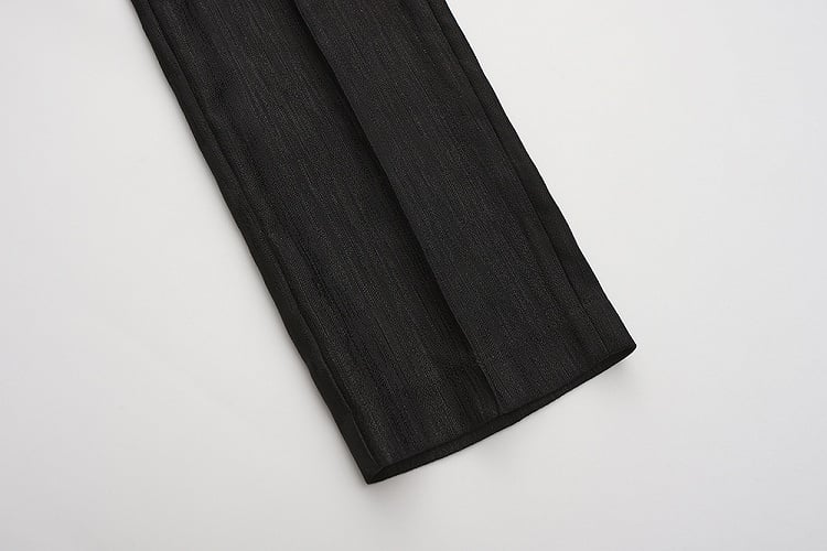 Hohe Ouji Schwarze Lolita-Hose im Prince-Taille-Stil