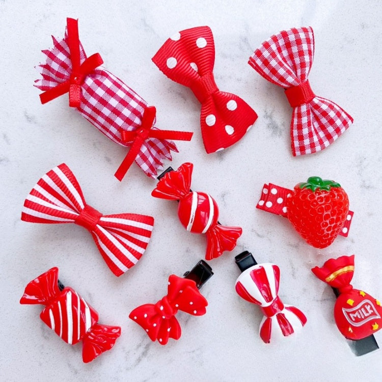 Candy Hairclips Set