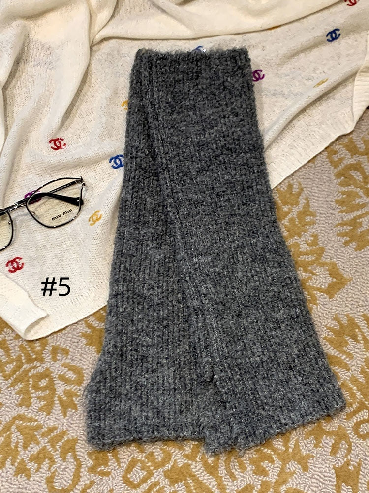 ニットレッグウォーマー