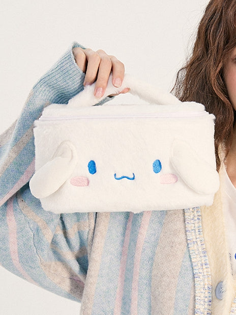 Cinnamoroll White Plush Cosmetic Pouch